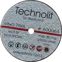 Kisméretű vágókorong 75x1,2x10 INOX