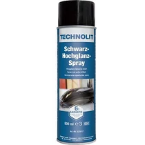 Magasfényű - fekete lakkspray, 500ml