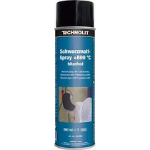 Hőálló matt fekete spray 800°C, 500ml