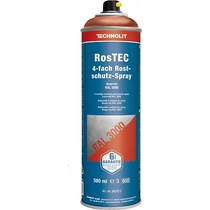 Rozsdagátló festékspray RosTEC - tűzvörös RAL3000