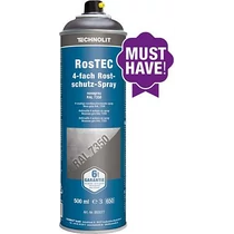 Rozsdagátló festékspray RosTEC - novaszürke RAL7350