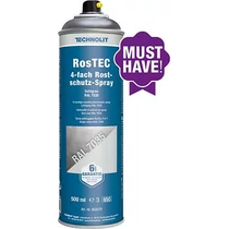 Rozsdagátló festékspray RosTEC - világosszürke RAL7035