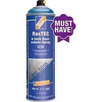 Rozsdagátló festékspray RosTEC - enciánkék RAL5010
