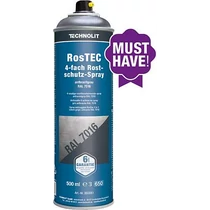 Rozsdagátló festékspray RosTEC - antracitszürke RAL7016