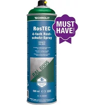 Rozsdagátló festékspray RosTEC - mohazöld RAL6005