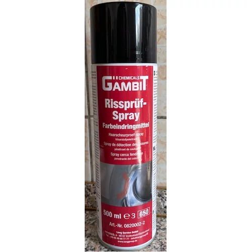 Repedésvizsgáló spray - Jelölő piros, 500ml
