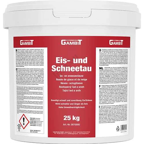 Környezetbarát Hó- és jégoldó granulátum, 25 kg