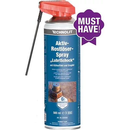 Aktív Rozsdaoldó spray - LubriSchock, 500 ml