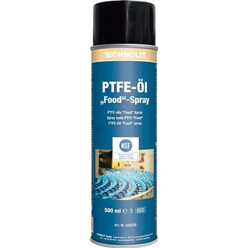 Élelmiszeripari PTFE-olaj spray NSF-H1, 500ml
