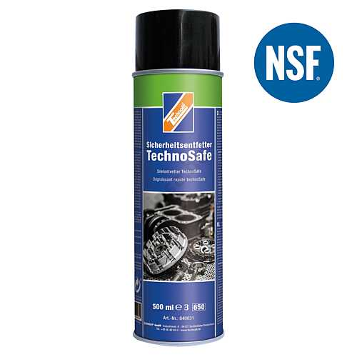 Biztonsági zsírtalanító spray NSF - TechnoSafe, 500ml