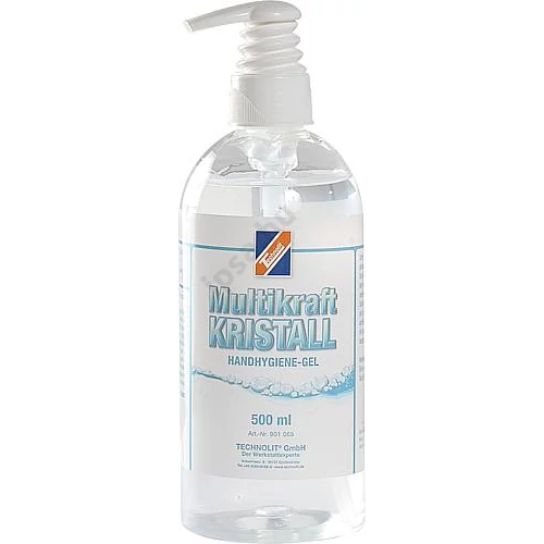 Kézfertőtlenítő gél - Kristall, 500ml 