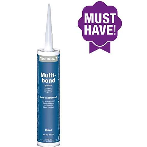 Átlátszó/víztiszta ragasztó 290ml Multibond