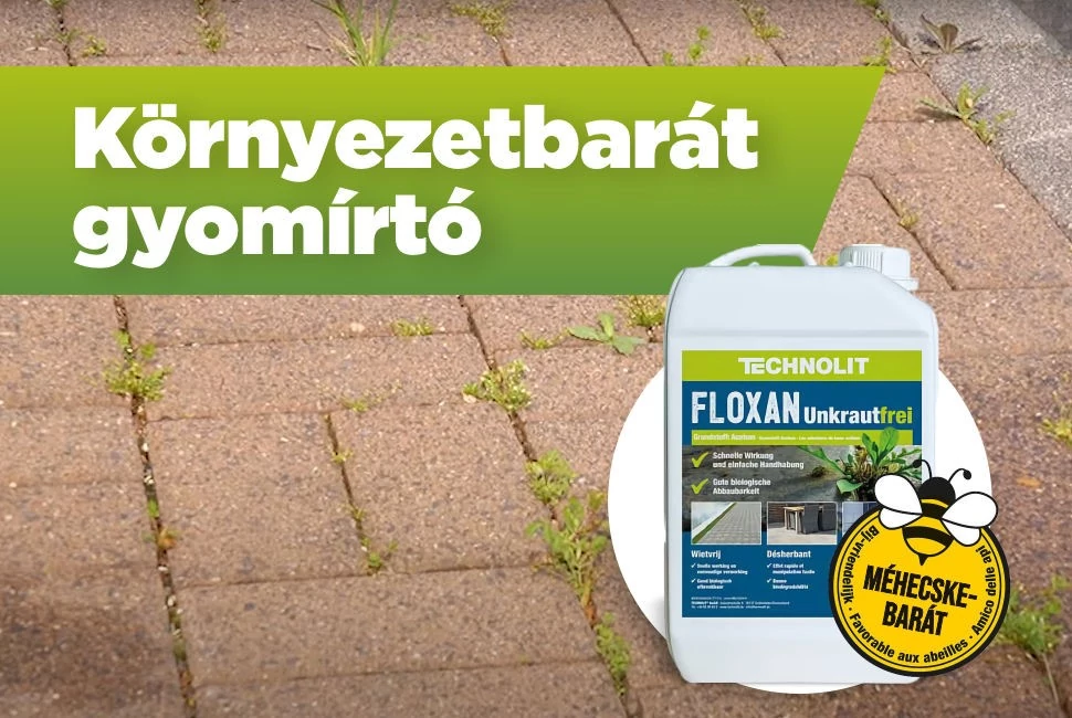 Környezet- és méhecskebarát gyomírtó