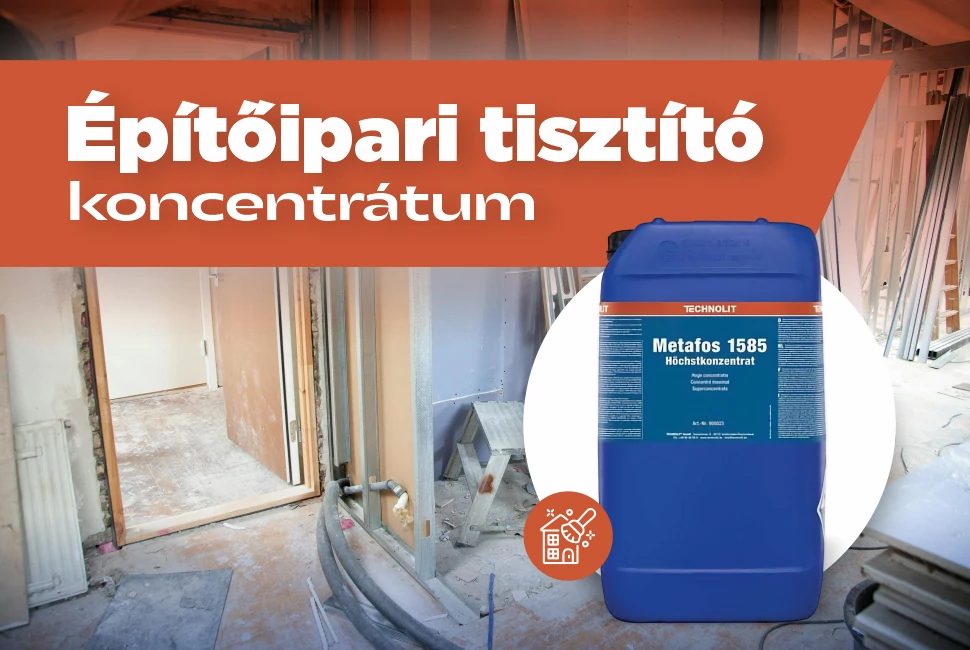 Építőipari tisztító - Metafos 1585