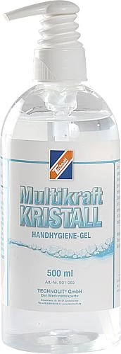 Kézfertőtlenítő gél - Kristall, 500ml 