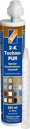 2-K Techno-PUR konstrukciós ragasztó, 250ml (350g)